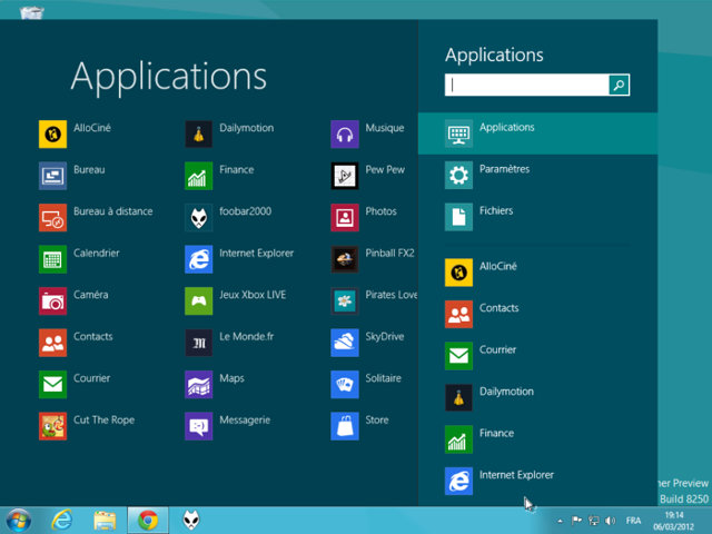Windows 8 Startmenü