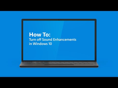 How To: Turn Off Sound Enhancements in Windows 10
