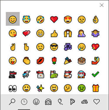 Emoji Eingabe im Textfeld